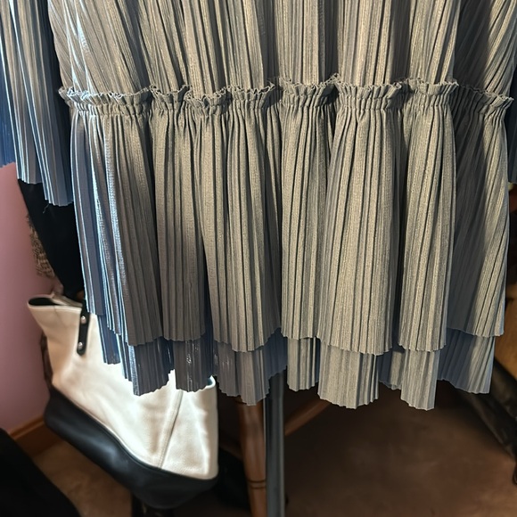 FREE PEOPLE RUFFLED DRESS EUC - Picture 5 of 12